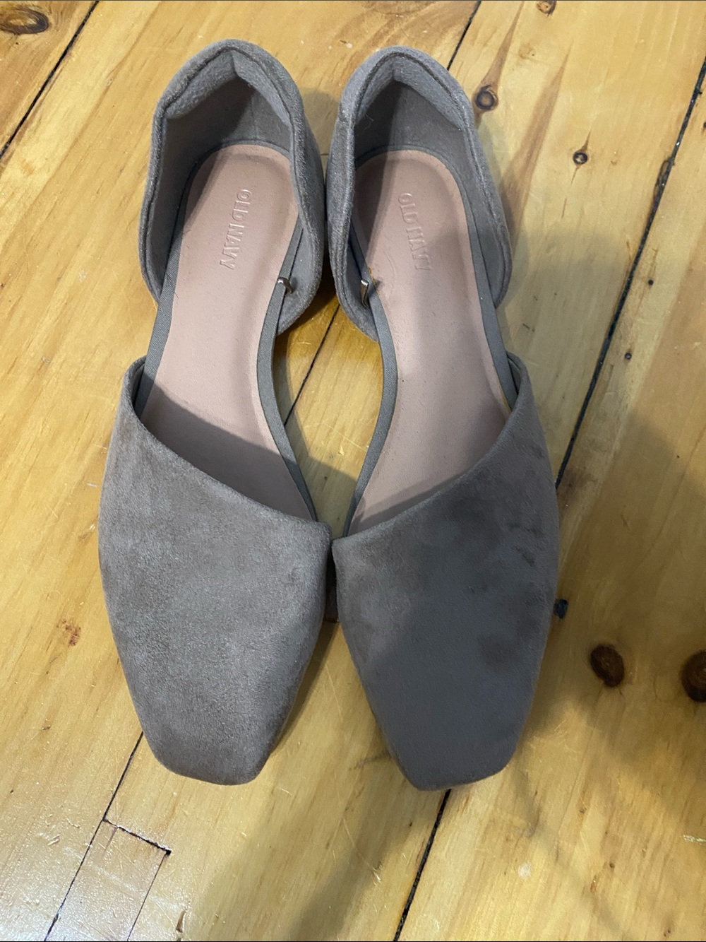 A New Day Taupe D'Orsay Flat - Sleek Women's Slip-On